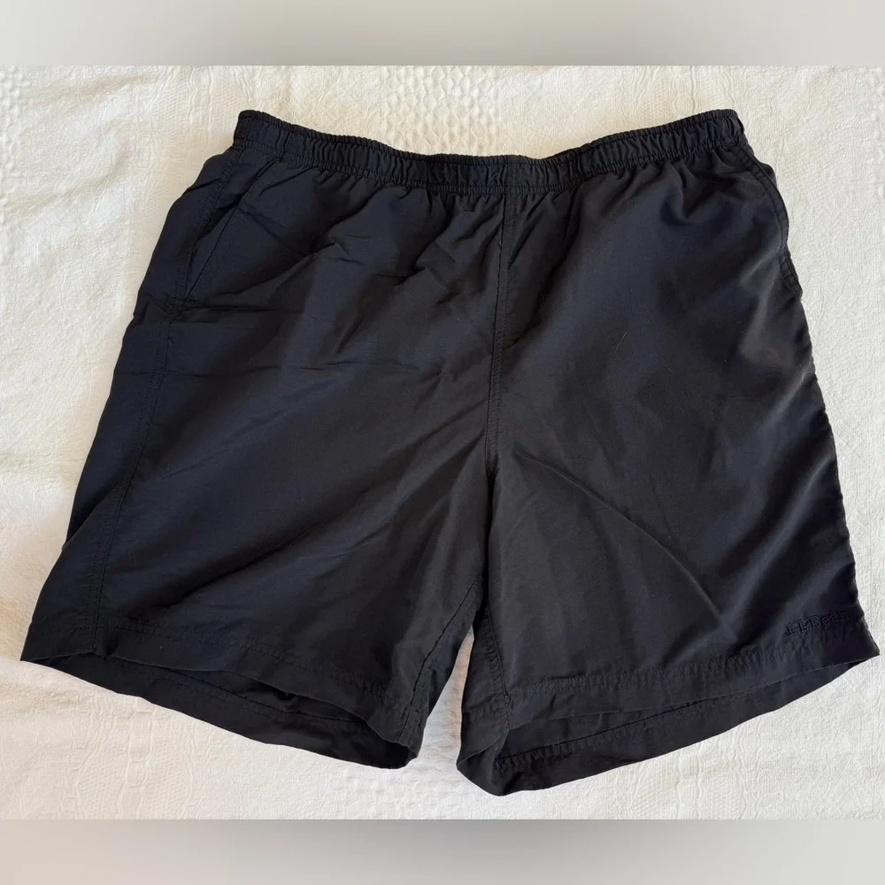 LL Bean Navy Swimsuit Swim Trunks Shorts Men’s Size Large L